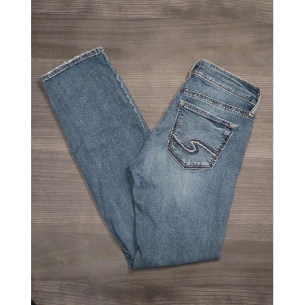 Silver Jeans Womens Size 28x31 Low-Rise Britt Straight Jeans